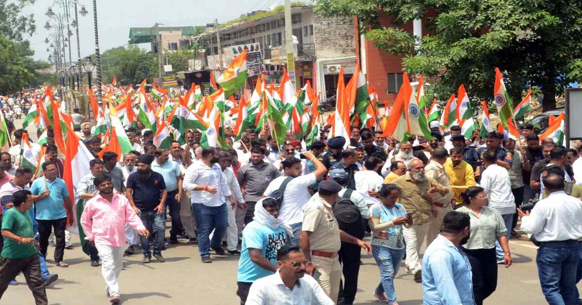 Tiranga Yatra Ambala 1