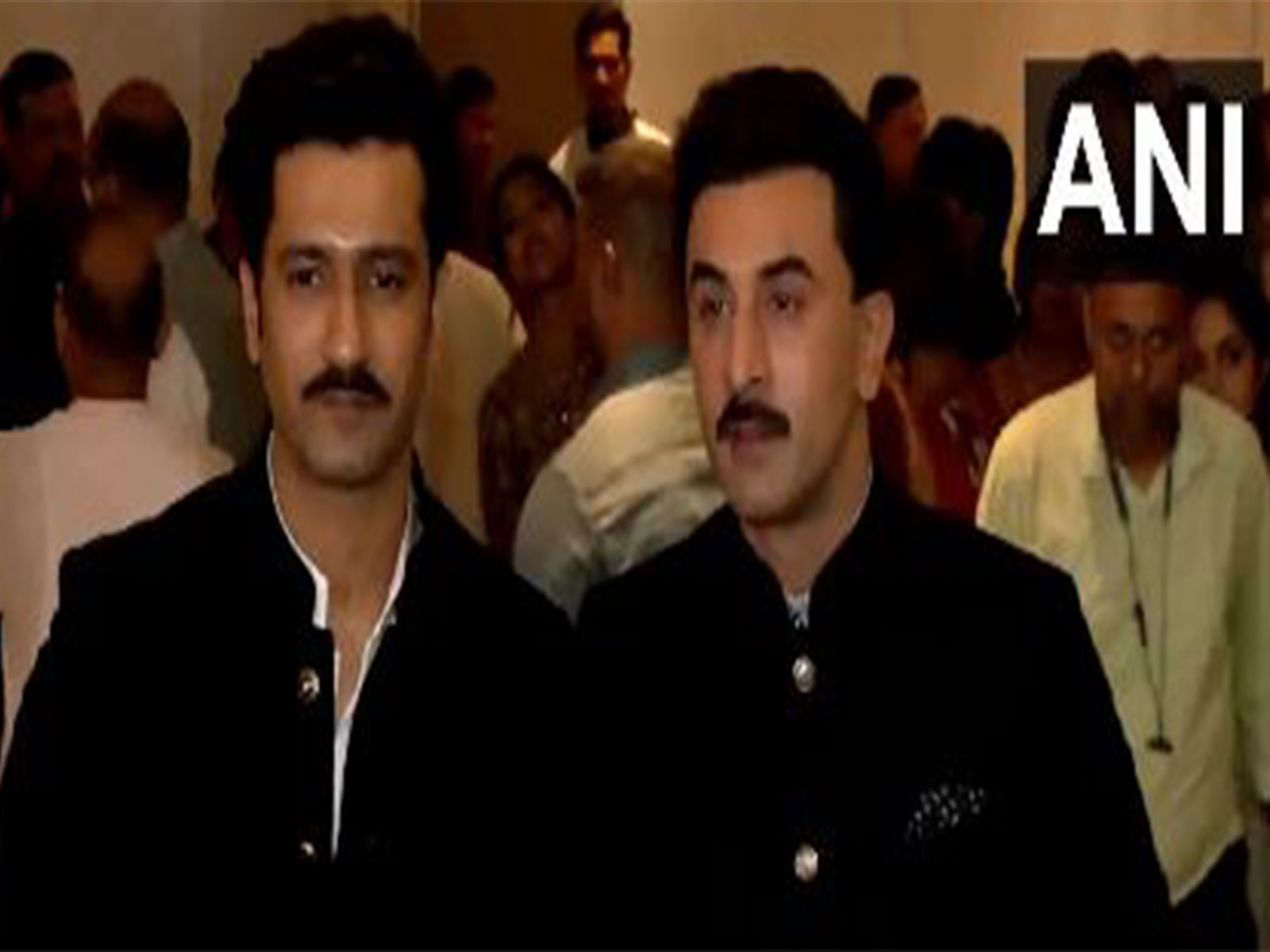Actors Ranbir Kapoor and Vicky Kaushal (Image source: ANI)