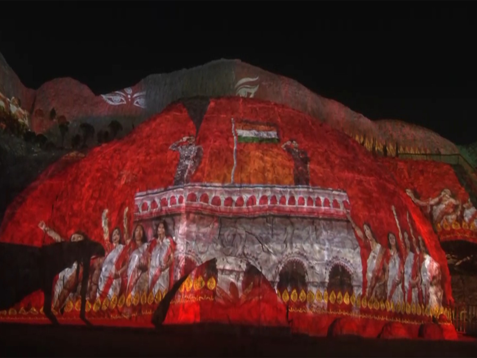 Kolkata pandal themed on Operation Sindoor (Photo/ANI)