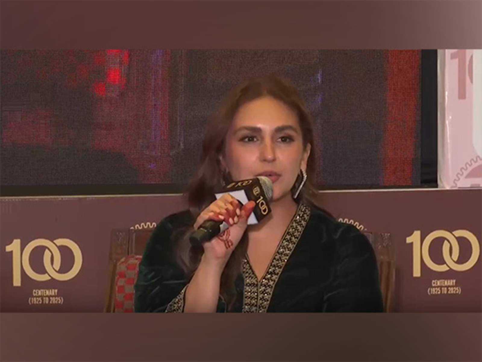 Actor Huma Qureshi (Image source: ANI)
